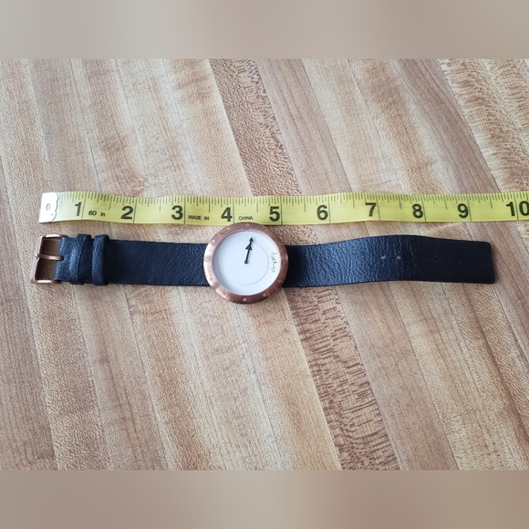 Womens Simplify Faux Leather Rose Gold Watch - Picture 7 of 8